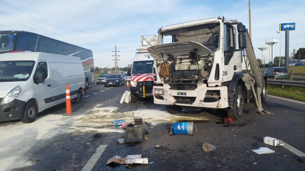 Ocurrió en el kilómetro 36 de la autopista