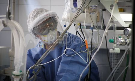 Terapia covid en el hospital J.M. Cullen de Santa Fe.&nbsp;