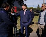 La recorrida puso el foco en el impacto urbano y deportivo que dejarán las obras para toda la provincia. La recorrida puso el foco en el impacto urbano y deportivo que dejarán las obras para toda la provincia.