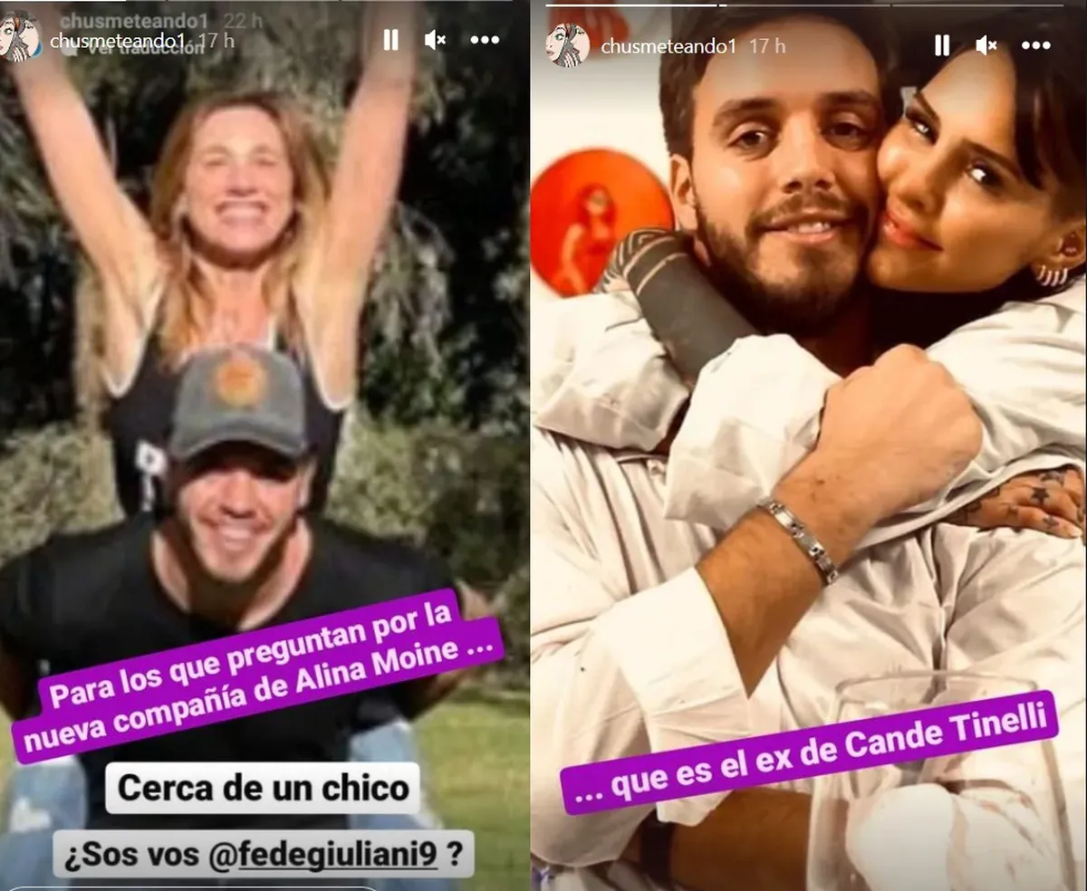 Alina Moine encendió las redes posando con un body negro de encaje ultra  cavado: las fotos