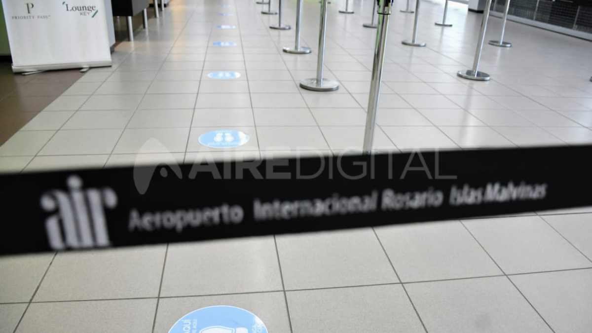 El aeropuerto internacional de Rosario es oficialmente un corredor seguro.