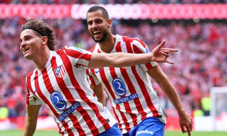 Atlético de Madrid goleó 5 a 2 al Real con un doblete de Julián Álvarez. Atlético de Madrid goleó 5 a 2 al Real con un doblete de Julián Álvarez.