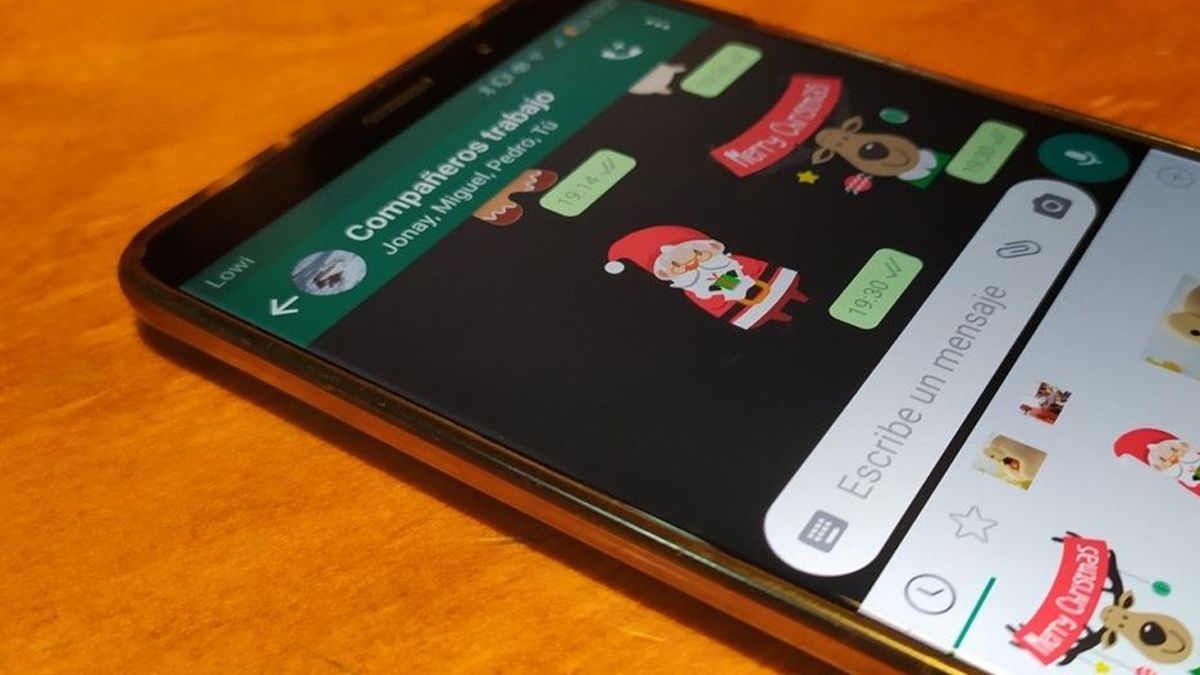 ¡La navidad llegó a la tecnología! Conocé los stickers navideños de WhatsApp