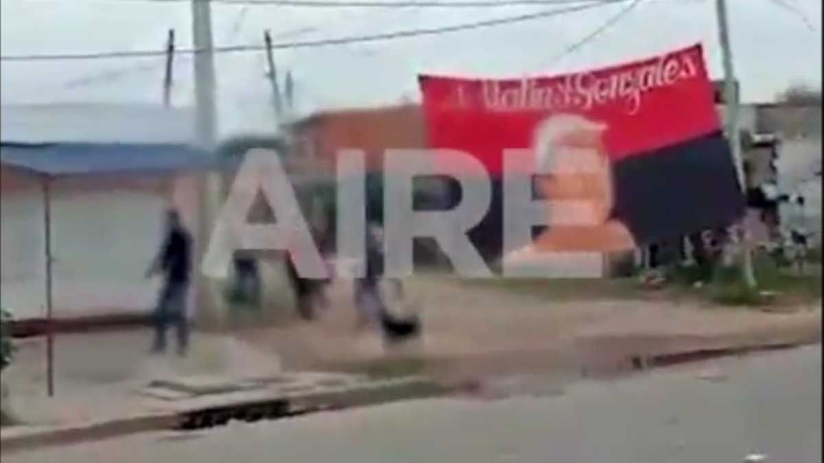 En la zona del enfrentamiento