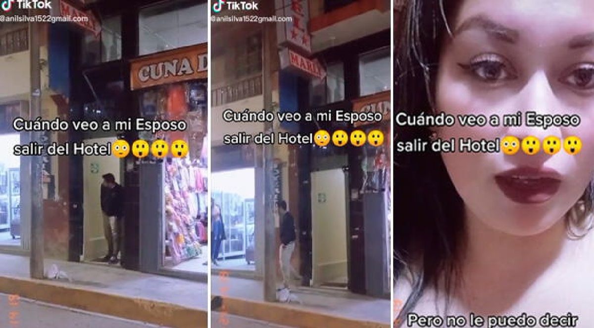 Descubrió a su esposo saliendo de un motel e hizo una inesperada confesión: No le puedo decir nada porque...