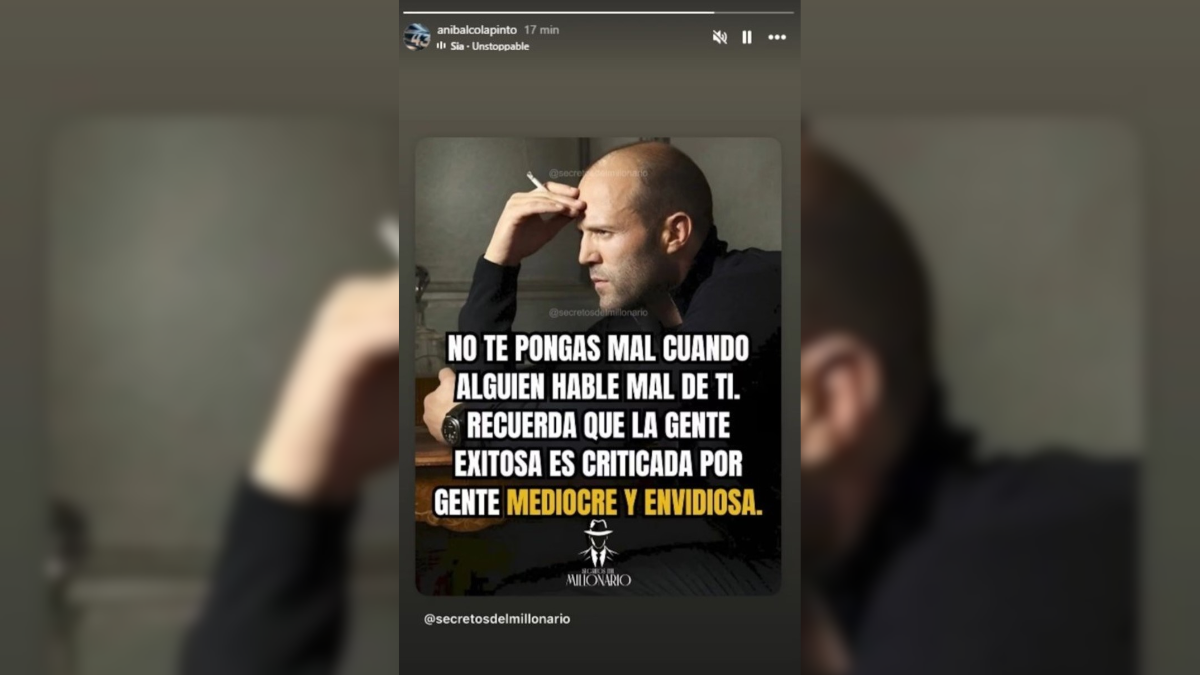 Aníbal Colapinto, contra las críticas a Franco: “No te pongas mal cuando hablen mal de vos...” Aníbal Colapinto, contra las críticas a Franco: “No te pongas mal cuando hablen mal de vos...”