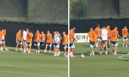 La Selección Argentina se entrenó en Kansas este viernes pensando en Suiza. La Selección Argentina se entrenó en Kansas este viernes pensando en Suiza.