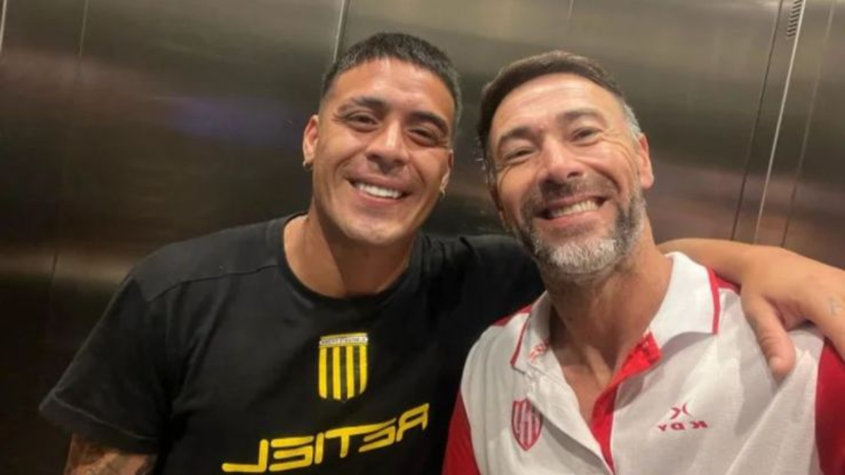 Brian Fernández pasó por la concentración de Unión en Buenos Aires: ¿qué hizo?