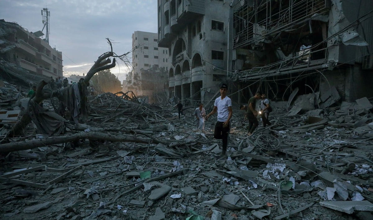 La ciudad de Gaza en ruinas (EFE). La ciudad de Gaza en ruinas (EFE).