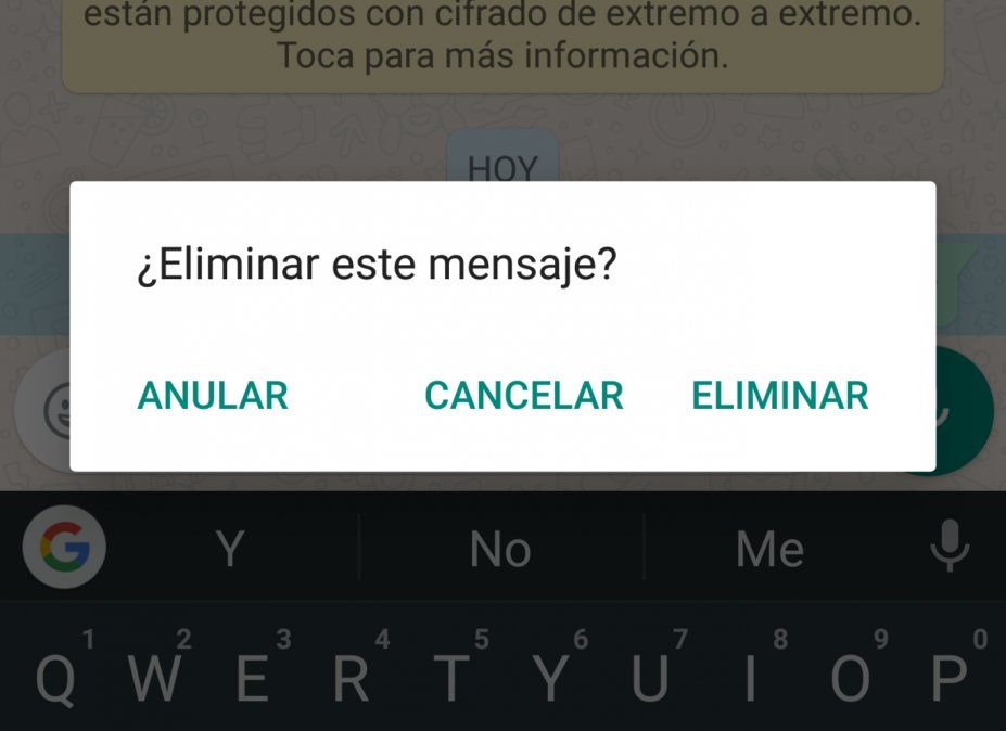 WhatsApp: cuánto tiempo hay para borrar mensaje antes que llegue a la otras persona