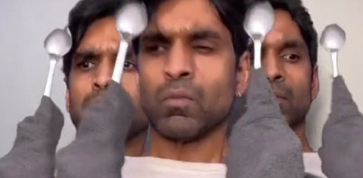 Video viral enseña la importancia de usar barbijo a pesar de estar vacunado.