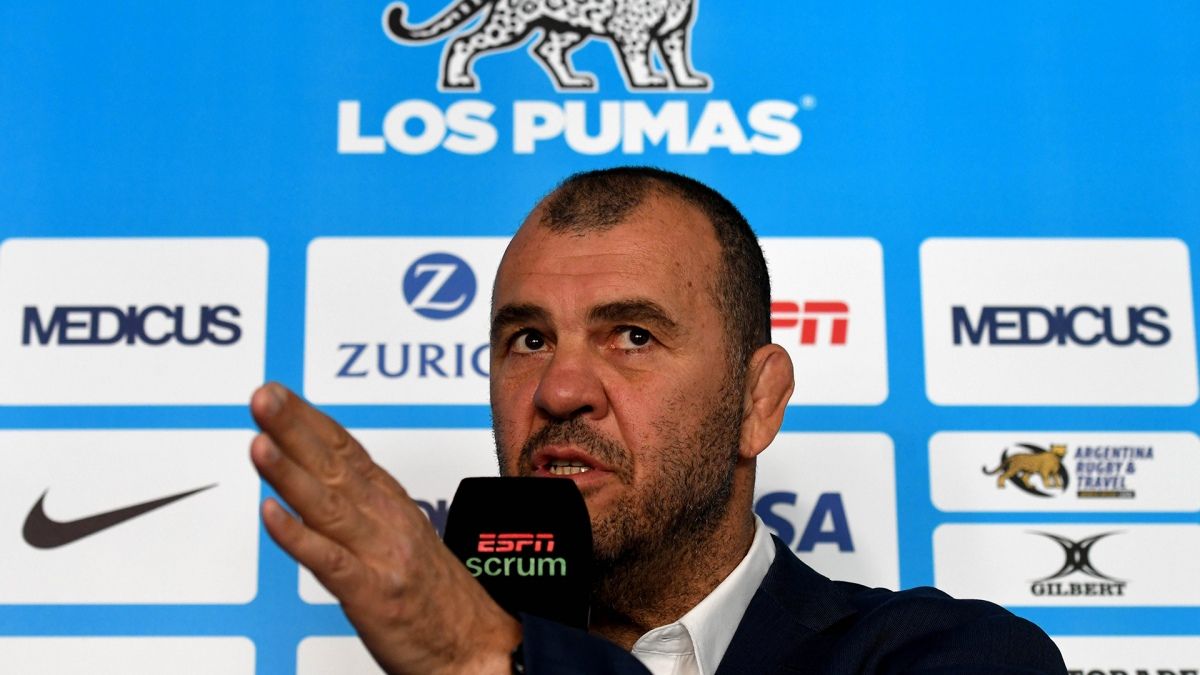 Michael Cheika, entrenador del seleccionado argentino de rugby Los Pumas. Michael Cheika, entrenador del seleccionado argentino de rugby Los Pumas.