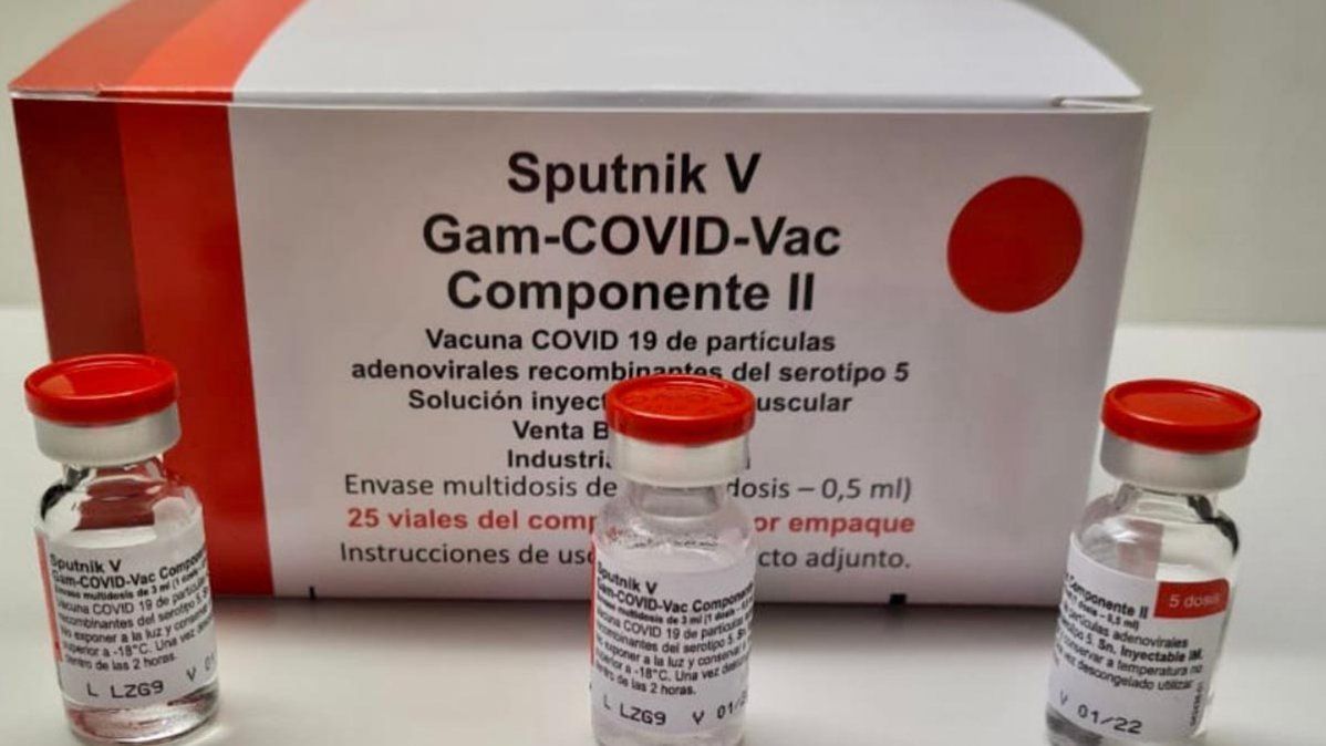 Este martes finalizaron la producción de las primeras 153.441 dosis del componente II de la vacuna Sputnik V.