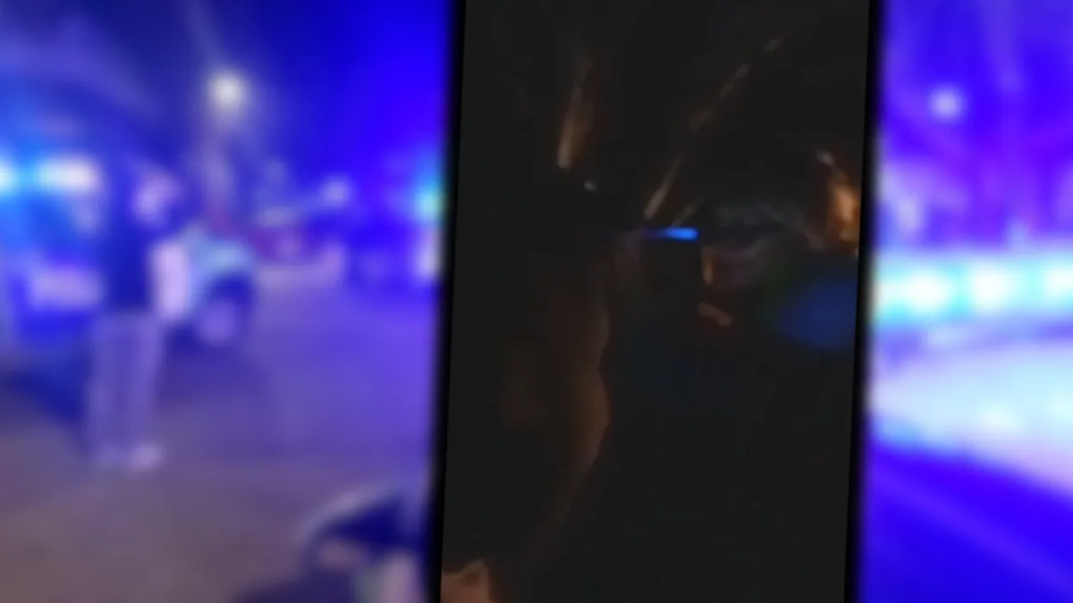 Un hombre le pegó un cabezazo atacó a una agente de tránsito y quedó registrado en video.