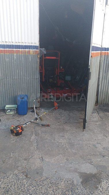 Robo en un taller de barrio Barranquitas.