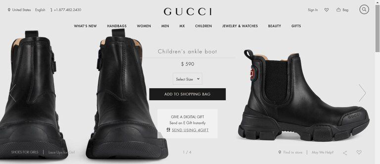 Según el sitio oficial, las botas cuestan 590 dólares.