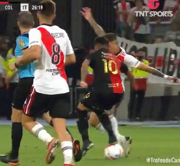 El mediocampista sabalero dio muestra de sus habilidades.&nbsp;