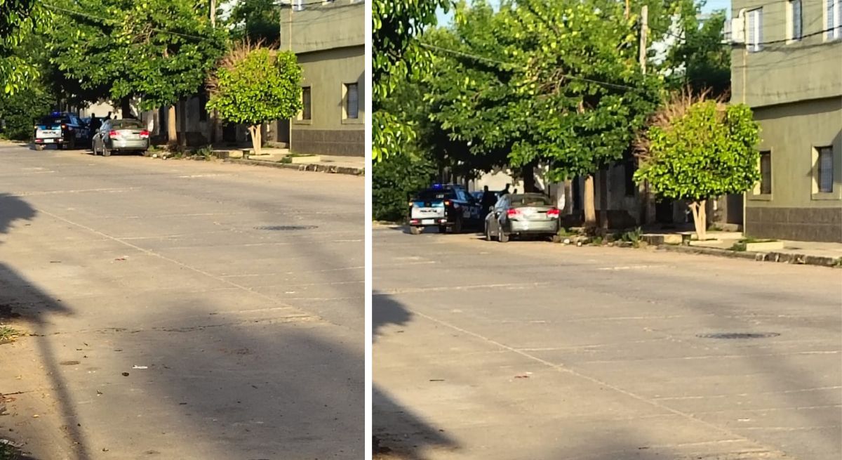 Las primeras imágenes del hallazgo captadas por los vecinos. Las primeras imágenes del hallazgo captadas por los vecinos.