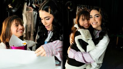 El video más emotivo del show de Lali en Santa Fe: subió al escenario a Briana, la nena que vendía pan para ver el recital