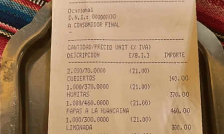 Pidieron una cena para dos en un restaurante de Jujuy y la cuenta generó debate en las redes: ¿caro o barato? Pidieron una cena para dos en un restaurante de Jujuy y la cuenta generó debate en las redes: ¿caro o barato?