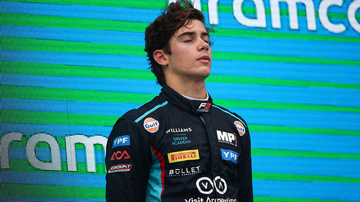 Franco Colapinto en Silverstone hace unos años. Franco Colapinto en Silverstone hace unos años.