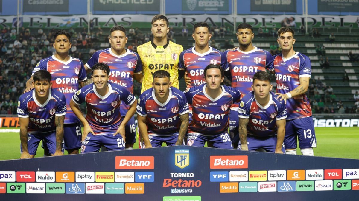 El 11 de Unión ante Banfield en el Lencho Sola.