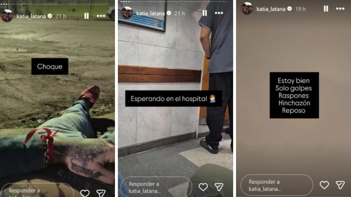 La serie de historias que subió Katina "La Tana" Fenocchio a su Instagram. La serie de historias que subió Katina "La Tana" Fenocchio a su Instagram. 