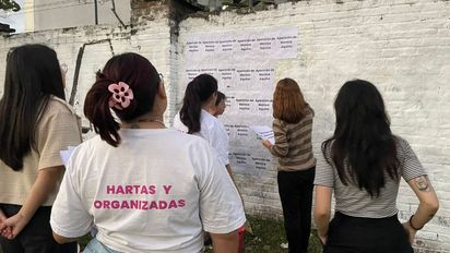 Pintaron un mural a dos años de la desaparición de Mónica Aquino: 
