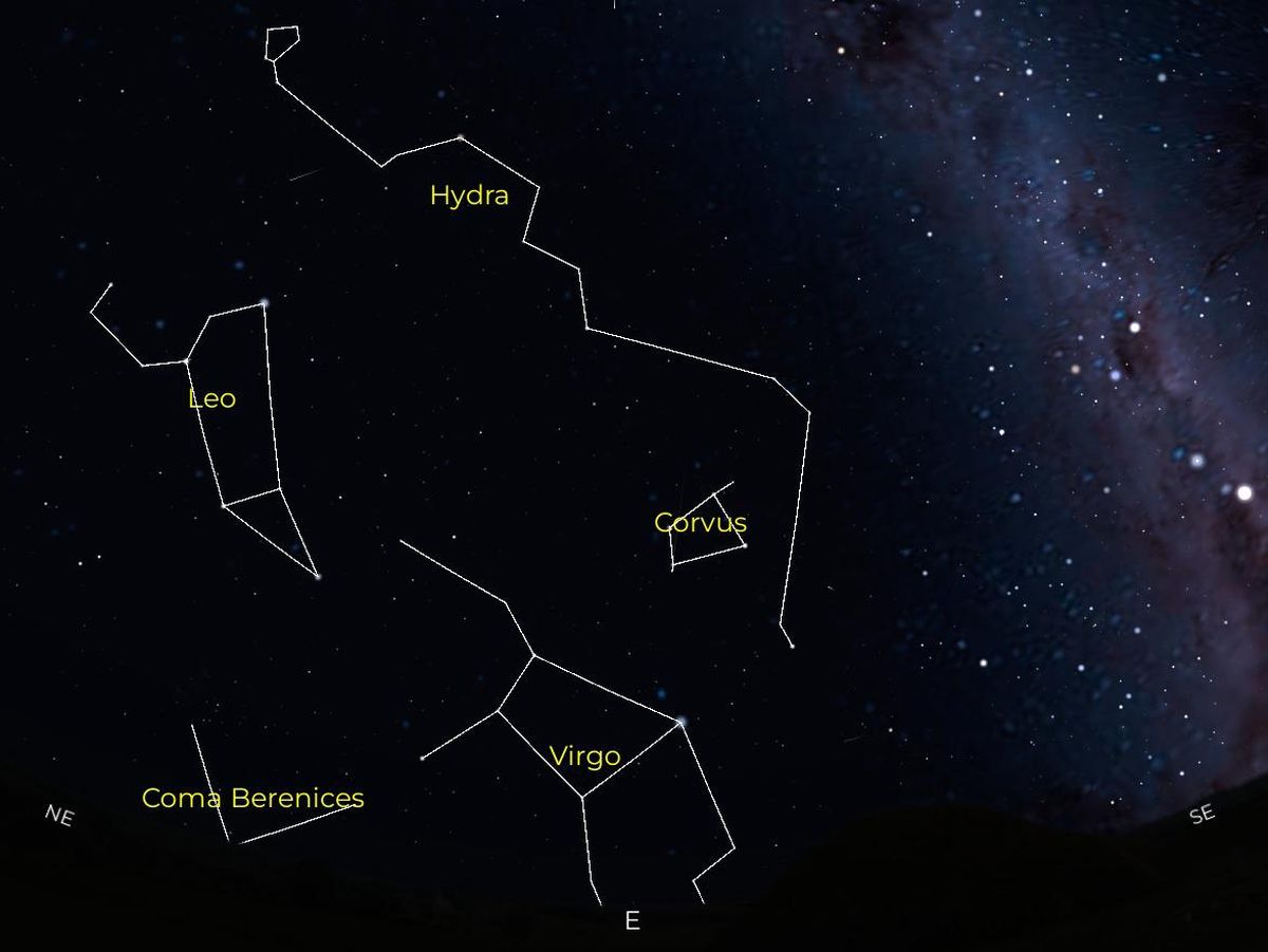 El cielo este la noche del apagón en Santa Fe. El cielo este la noche del apagón en Santa Fe.