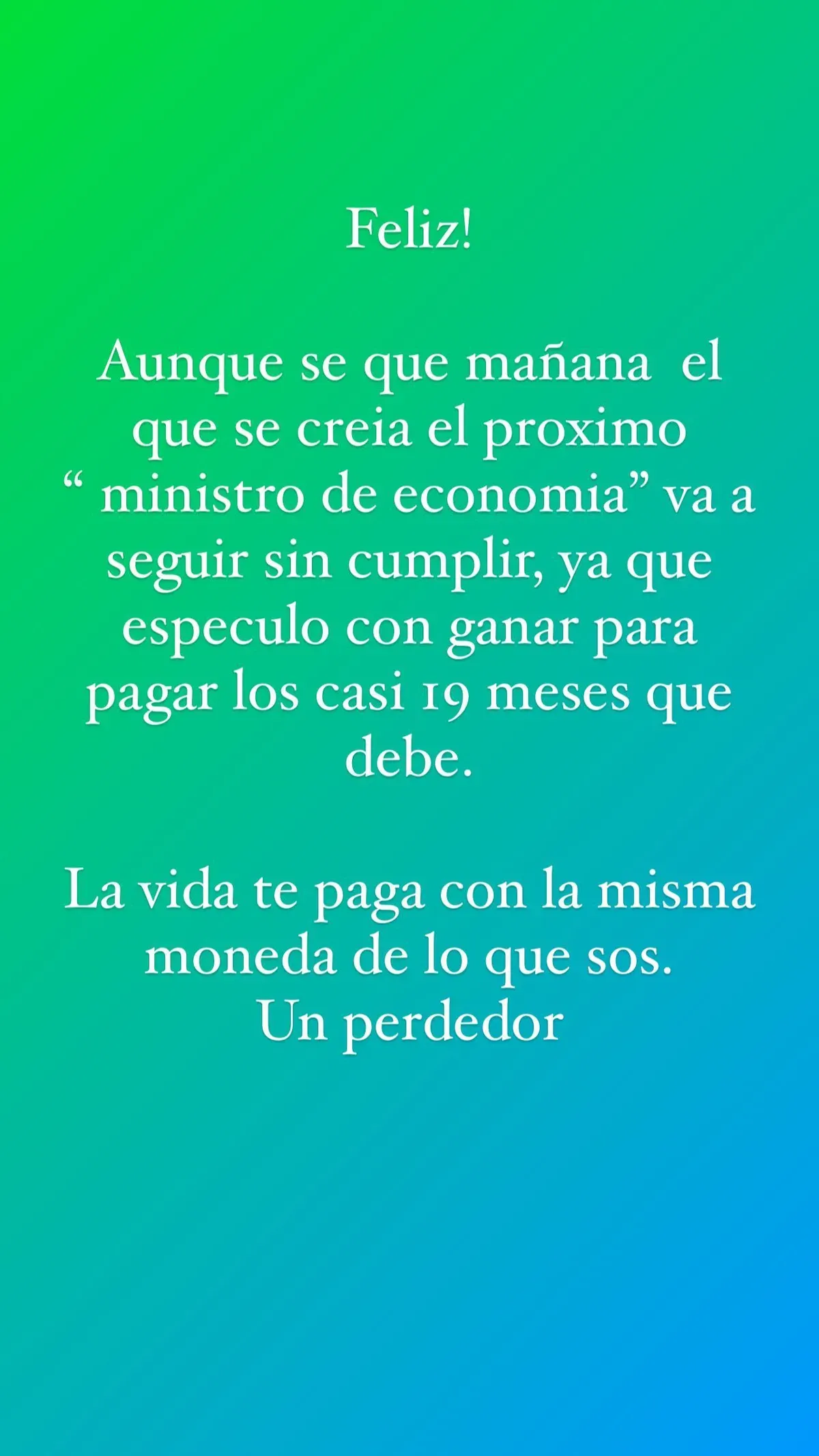 Luciana Salazar se burló de Martín Redrado tras perdedor las elecciones. Luciana Salazar se burló de Martín Redrado tras perdedor las elecciones.