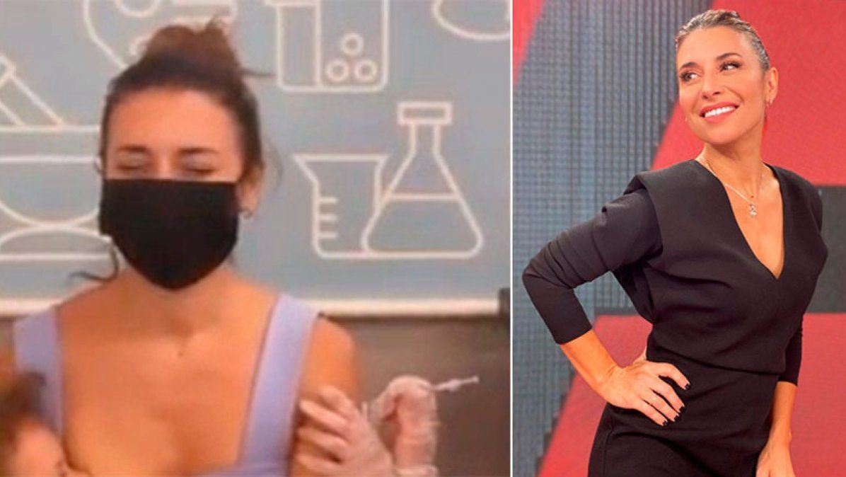 Mariana Brey se vacunó contra el Covid en Estados Unidos