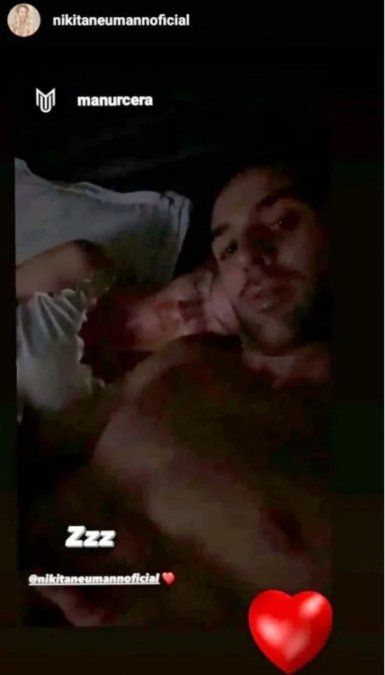 La foto de Manuel Urcera y Nicole Neumann.