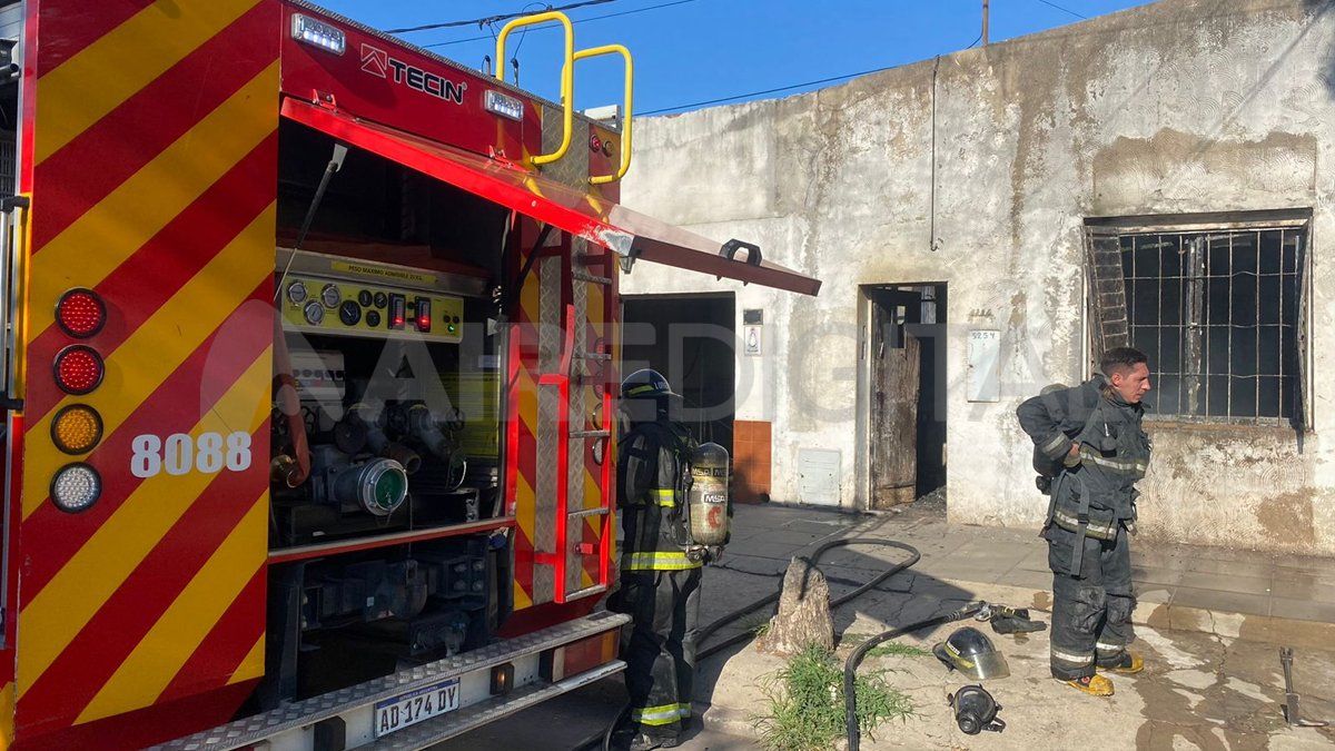 La vivienda se ubica detrás del Club Gimnasia de Ciudadela de la ciudad de Santa Fe.