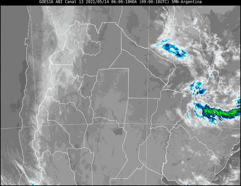 Imágenes satelitales.