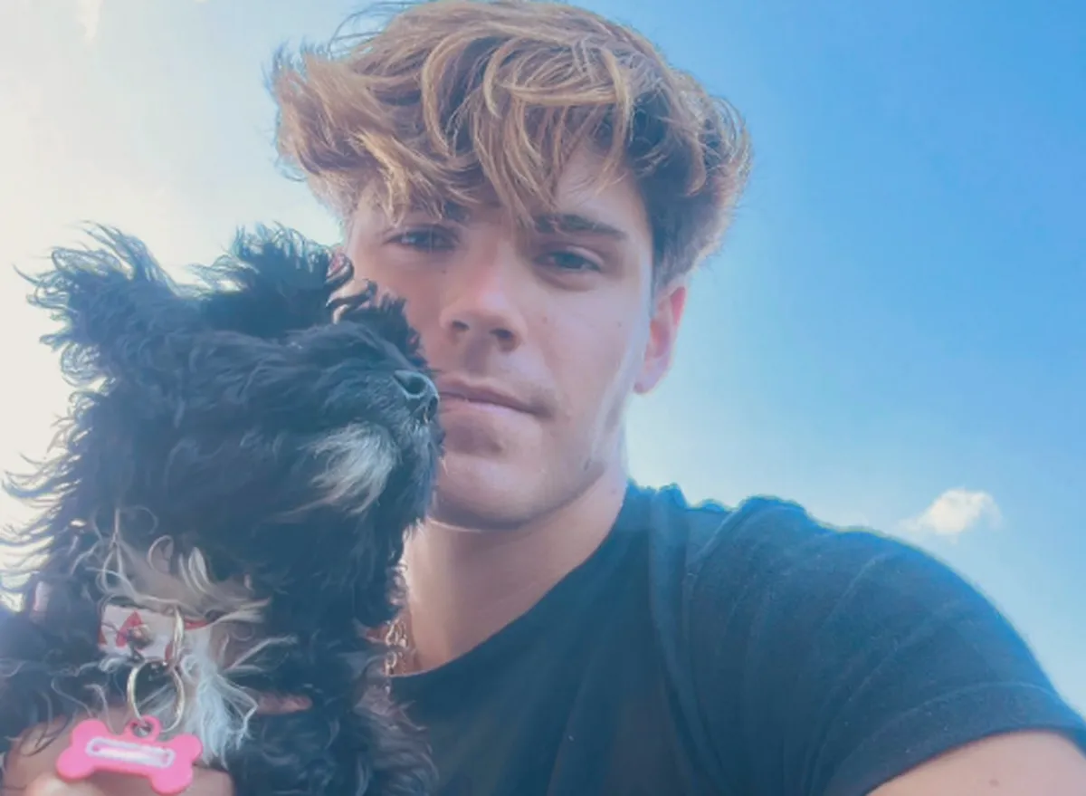 Marcos Ginocchio volvió a Salta y compartió una nueva foto con Morita, la perra que adoptó en la casa de Gran Hermano.