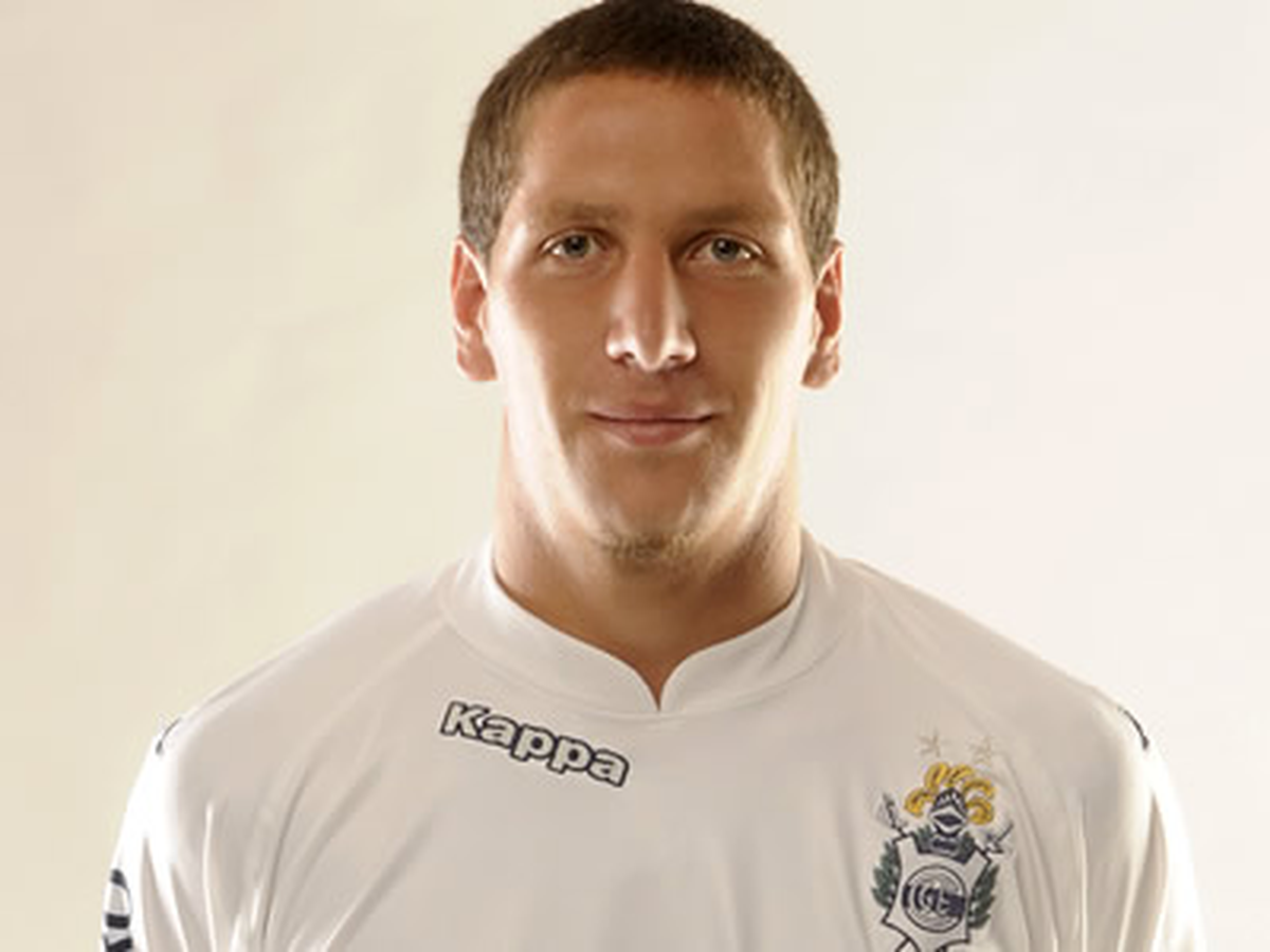 Luciano Aued, en su paso como jugador de Gimnasia. Luciano Aued, en su paso como jugador de Gimnasia.