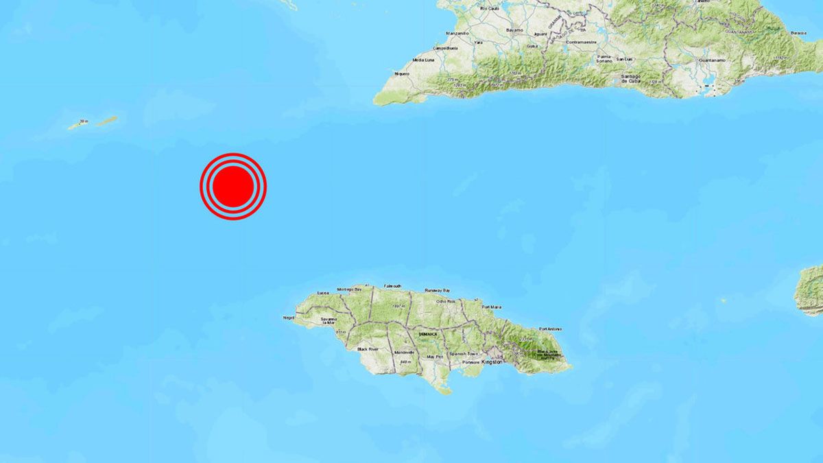 Se registró un fuerte terremoto de 7,7 que sacudió al Caribe entre Jamaica y Cuba