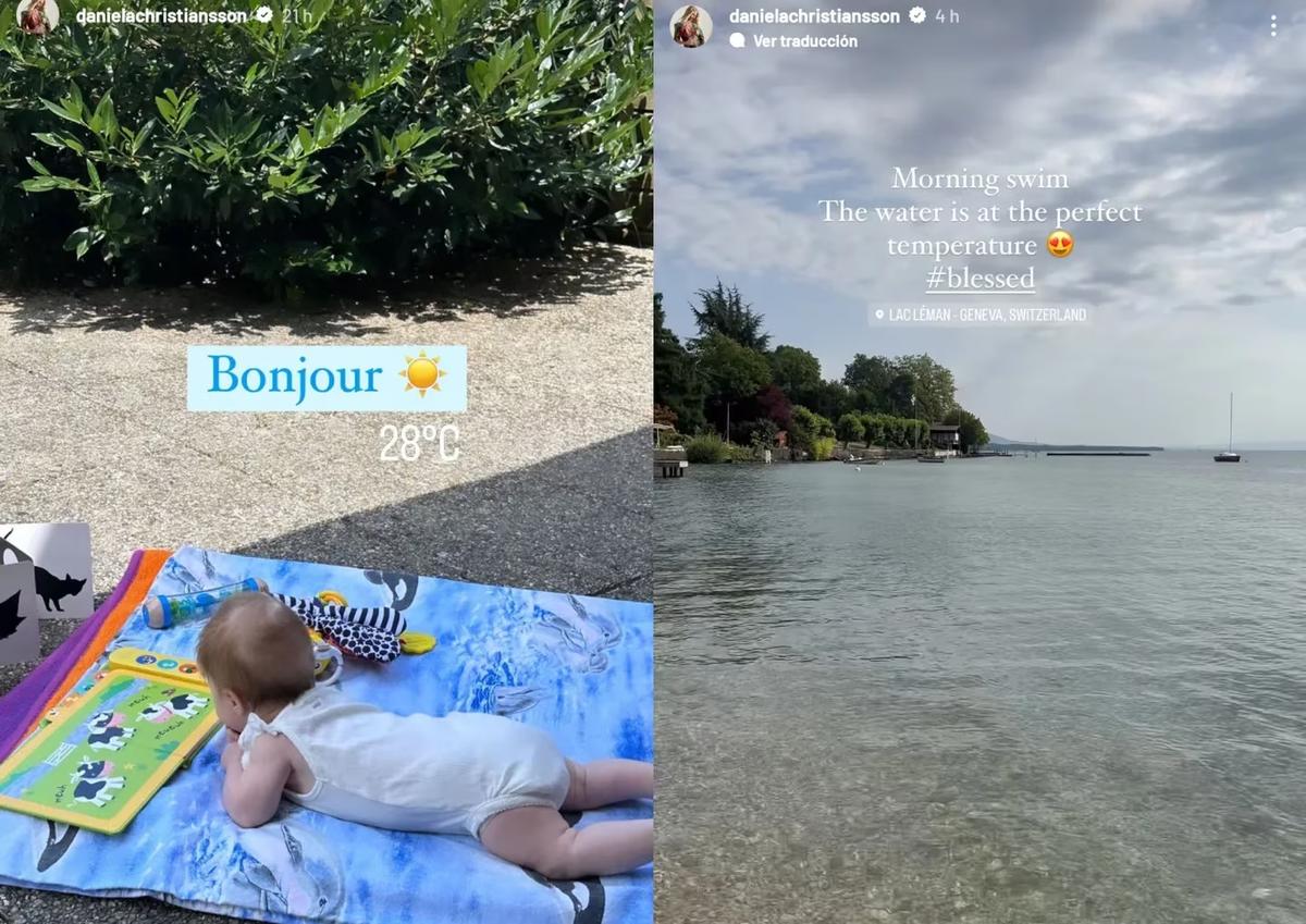 Daniela Christiansson, esposa de Maxi López, decidió dedicarse un momento único junto a su hija. Daniela Christiansson, esposa de Maxi López, decidió dedicarse un momento único junto a su hija.