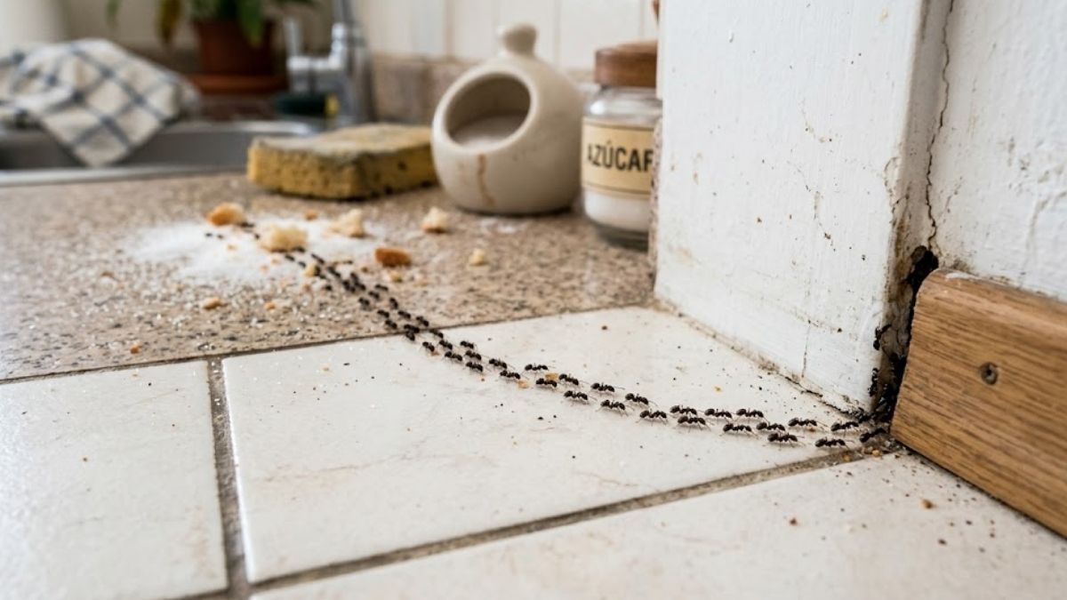 Si ves hormigas entrando en línea a tu casa, te contamos qué significa y cómo frenarlas