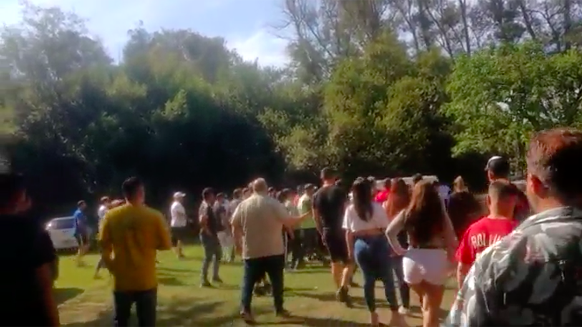 Batalla campal en una parrilla de Ituzaingó durante el Día de la Madre