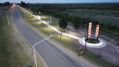 Inauguraron la nueva ciclovía de Laguna Paiva, una obra clave para la movilidad urbana