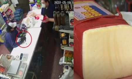 Quisieron robarle a mano armada y se defendió a los golpes con una horma de queso de 3 kilos Quisieron robarle a mano armada y se defendió a los golpes con una horma de queso de 3 kilos
