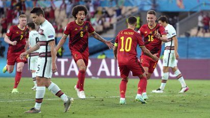 Eurocopa: con Cristiano Ronaldo, Portugal perdió ante Bélgica y quedó eliminada del certamen