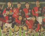 Los once de Colón que debutaron en la Copa Conmebol. Los once de Colón que debutaron en la Copa Conmebol.