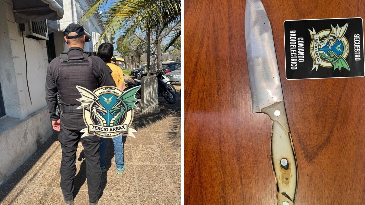 Santa Fe: un hombre detenido por intentar acuchillar a su madre