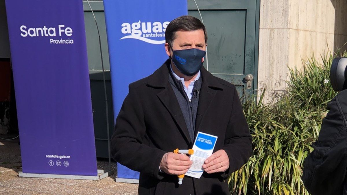 El presidente de Aguas Santafesinas, Hugo Morzán, dio detalles sobre la ampliación de la planta potabilizadora de la empresa.