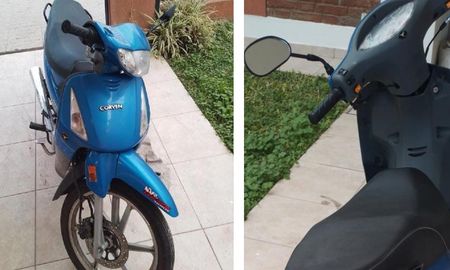 Esta es la moto que le robaron al repartidor. Esta es la moto que le robaron al repartidor.