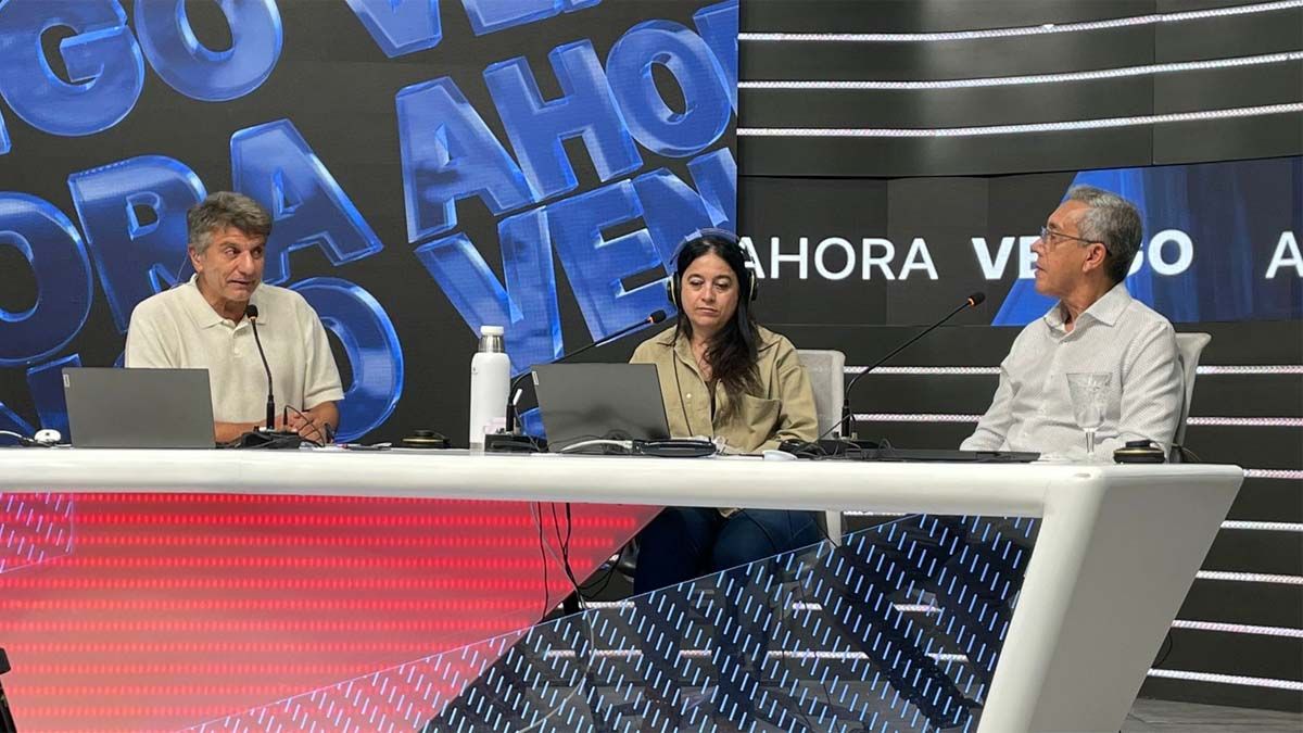 Jorge Prieto en los estudios de AIRE. Jorge Prieto en los estudios de AIRE.