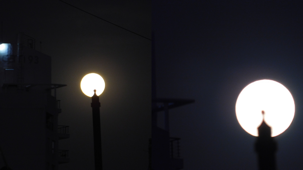 Superluna azul vista desde Santa Fe, Argentina. 30/08/2023. Superluna azul vista desde Santa Fe, Argentina. 30/08/2023.