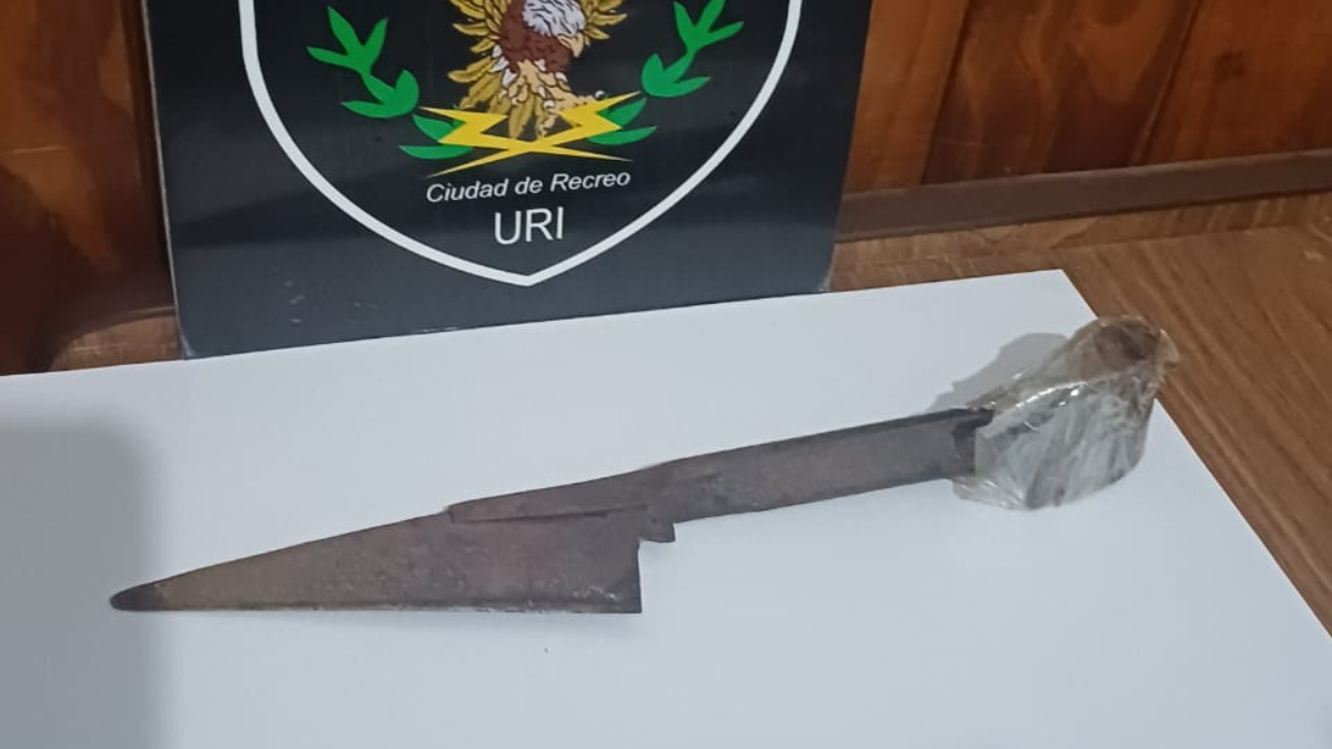 Recreo: dos detenidos y un cuchillo secuestrado